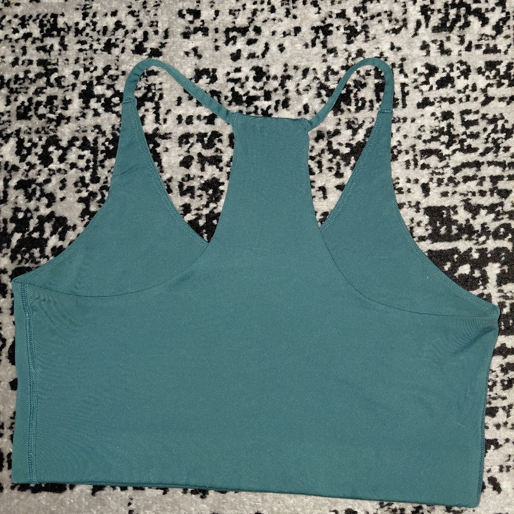 Girlfriend Collective Float Cleo Bra L Moss Green Sports Bra Yoga - Picture 8 of 9
